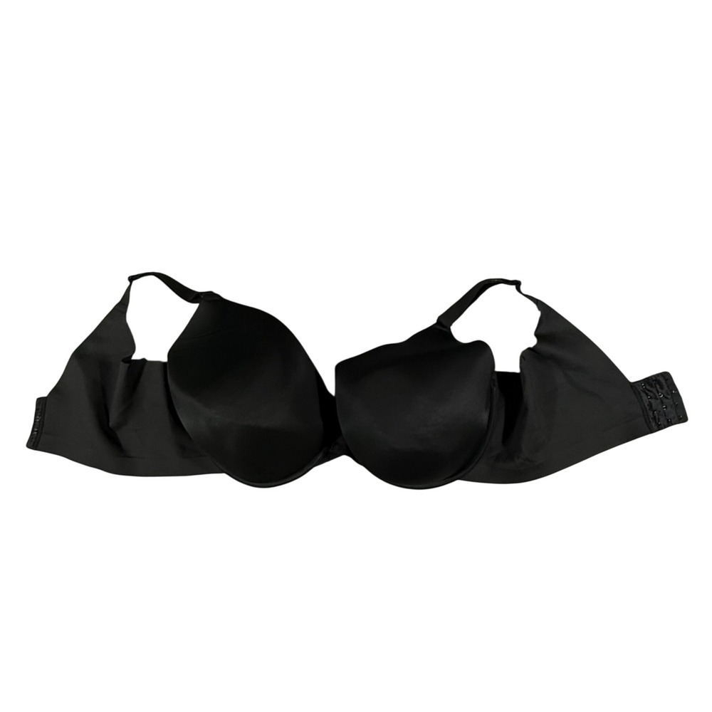 Cacique Underwire Bra Womens 40DD Black Everyday Smooth Plus Size Intimates